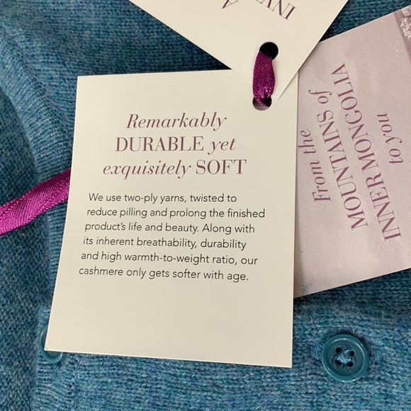 Garnet Hill 100% Pure Cashmere Sweater - Brand New with Tags! - Picture 9 of 16